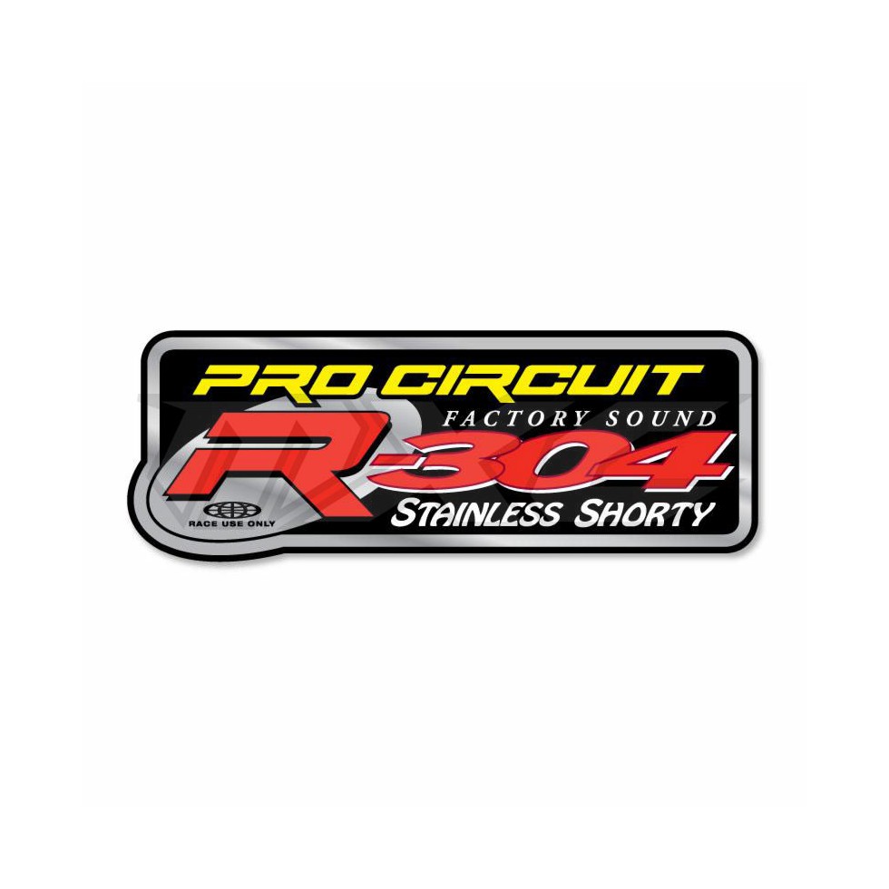 Pro Circuit Exhaust Decals im Motocross Enduro Shop MXC GmbH