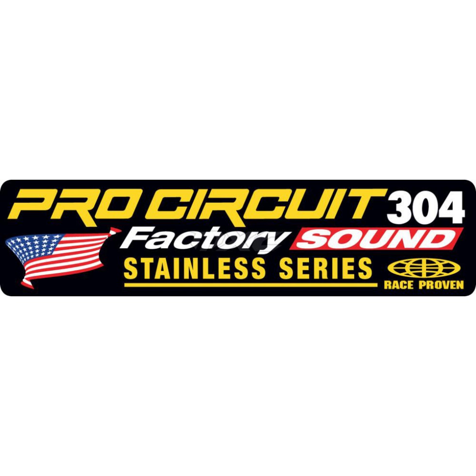 Pro Circuit Exhaust Decals im Motocross Enduro Shop MXC GmbH