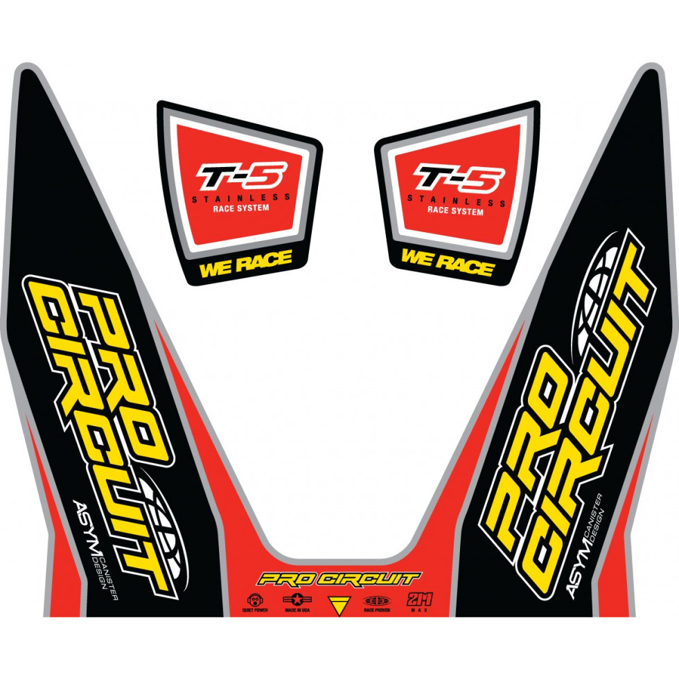 Pro Circuit Exhaust Decals