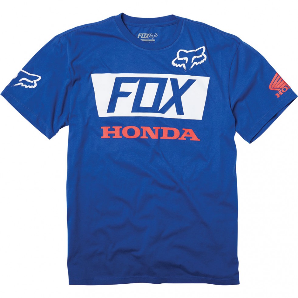FOX Honda Basic Standard T-Shirt blue S