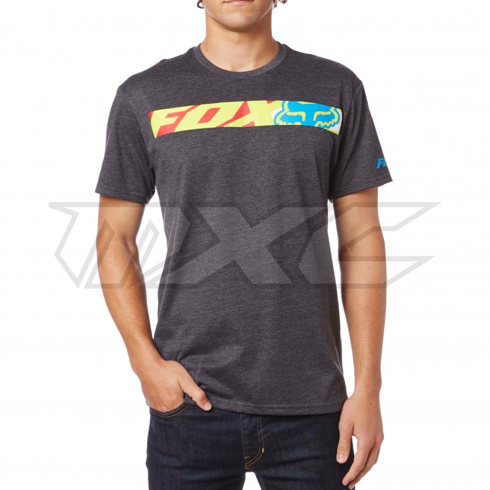 Fox Transport Race Ss Tee heather black S