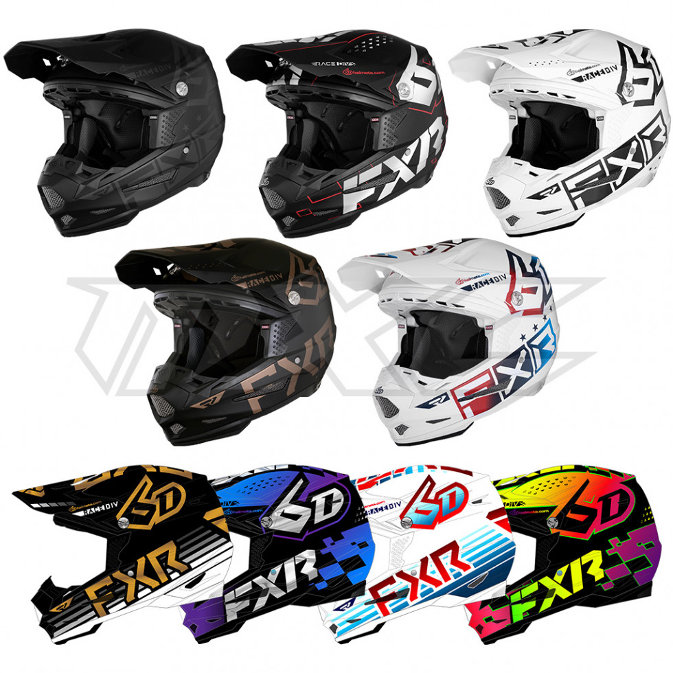 FXR 6D ATR-2 Race Div '23 Helmet