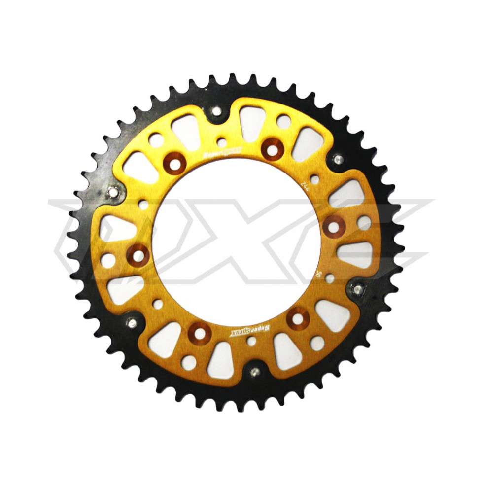 Supersprox Stealth Kettenrad gold Aprilia MXV 4.5 07-08/RXV 4.5 07-08/SXV 4.5 07-08/RXV 5.5 07-08/SXV 5.5 07-08/ BMW F450 Xchallenge 08 SXV450 06-07/SXV550 06-07
