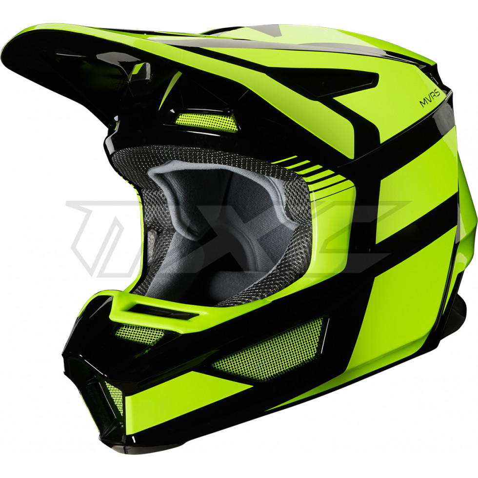 FOX Youth V2 Hayl Helmet flour yellow YM