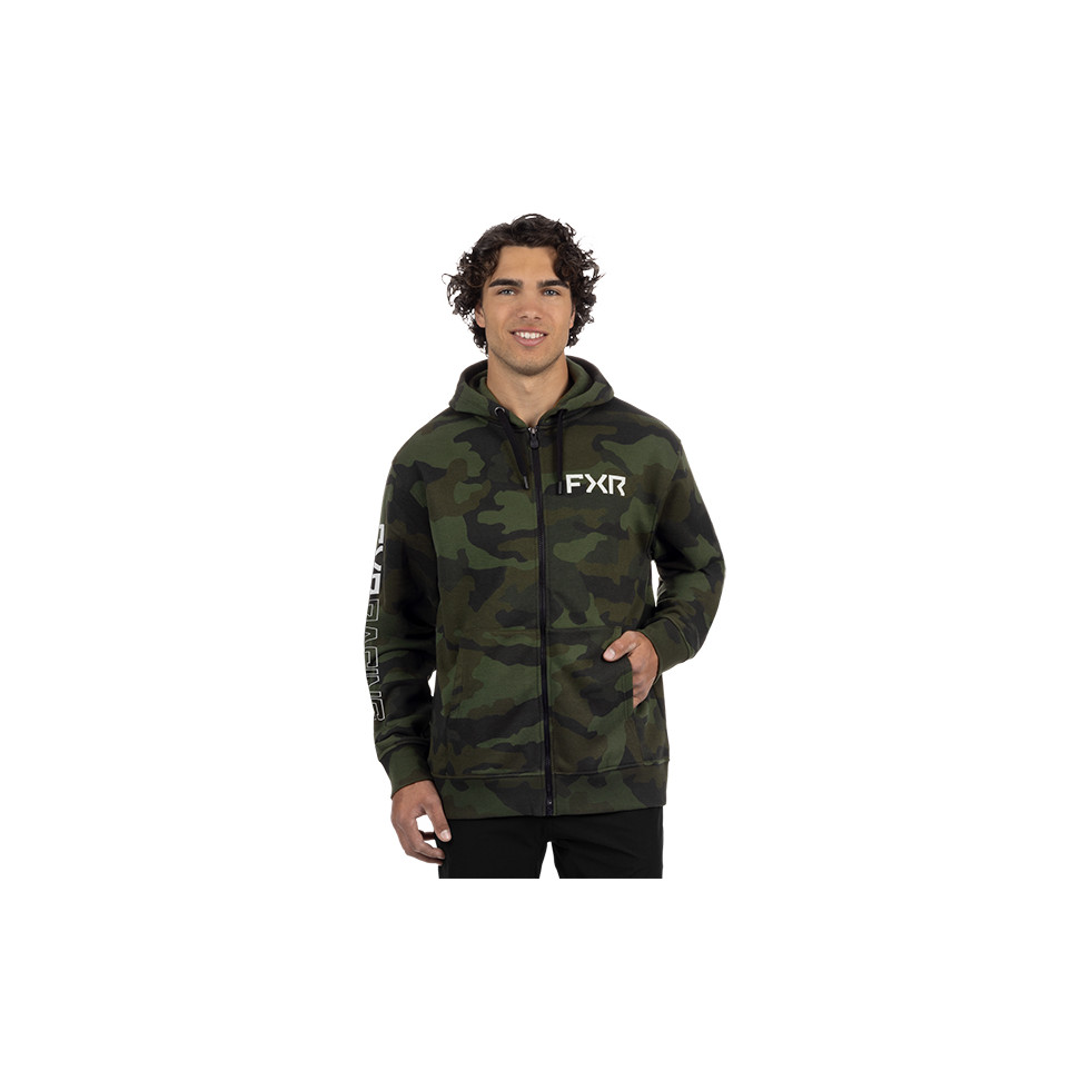 FXR Unisex Clutch Cotton Zip Hoodie