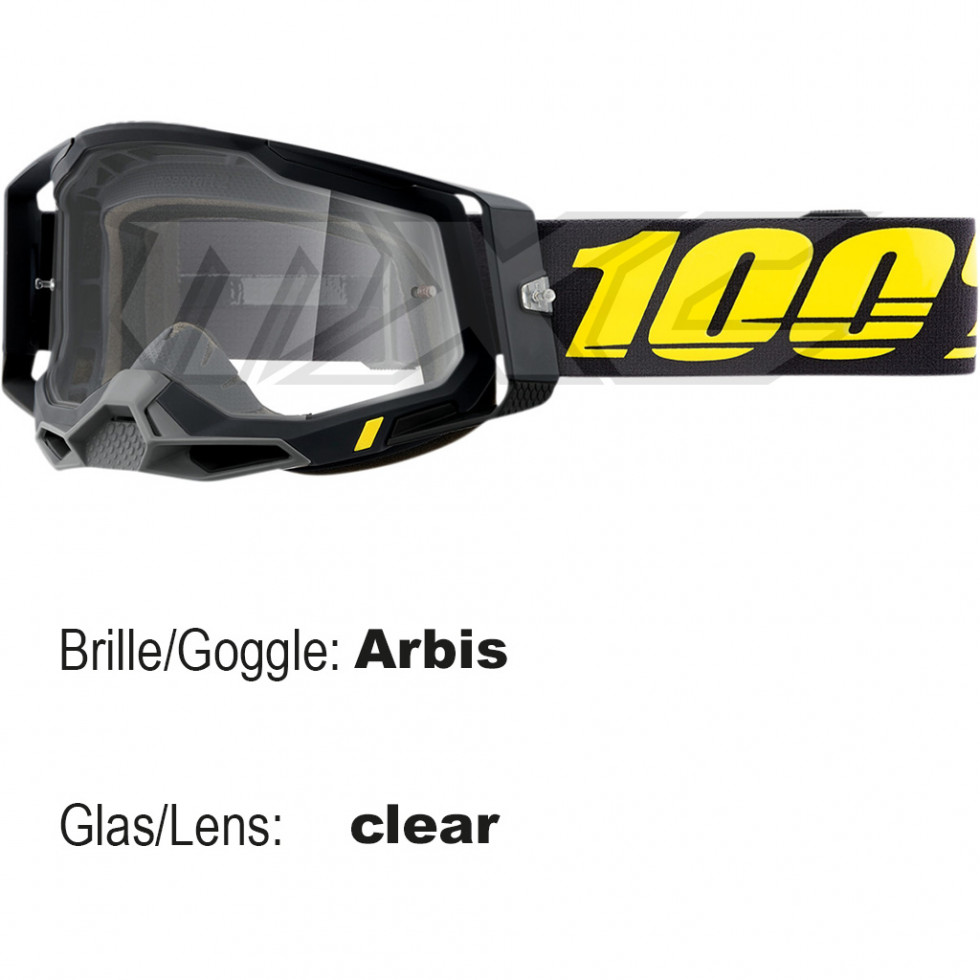 100% Racecraft 2 Goggle im Motocross Enduro Shop MXC GmbH