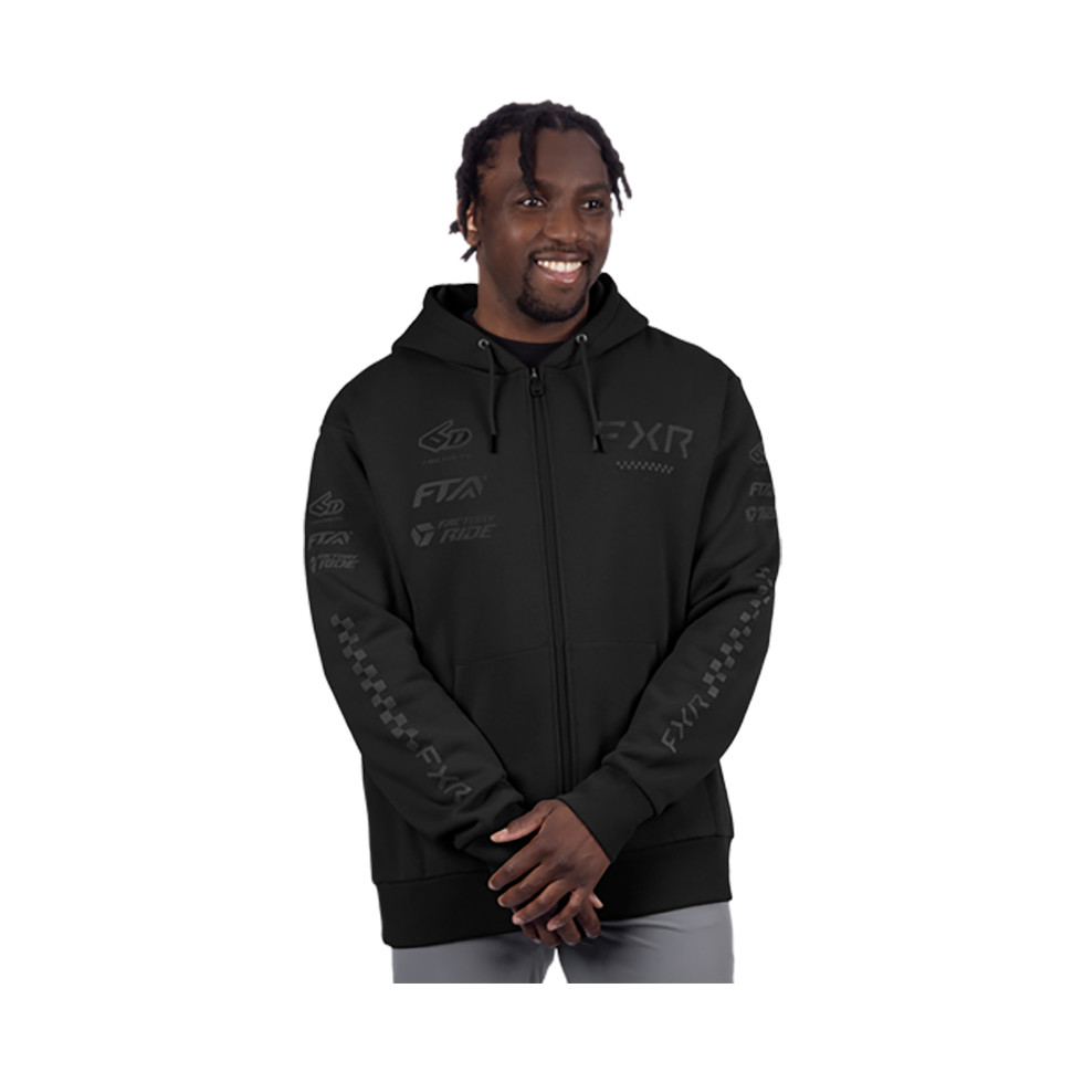 FXR Stack Cotton Zip Up Hoodie
