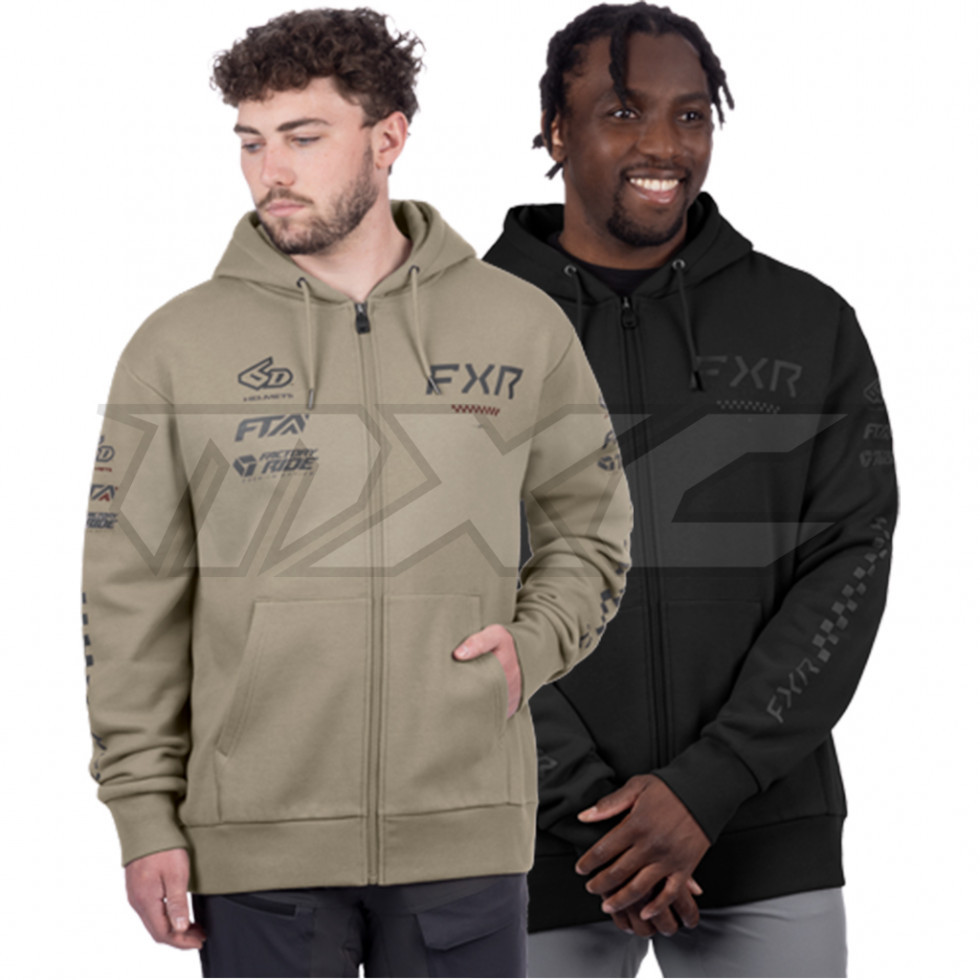 FXR Stack Cotton Zip Up Hoodie