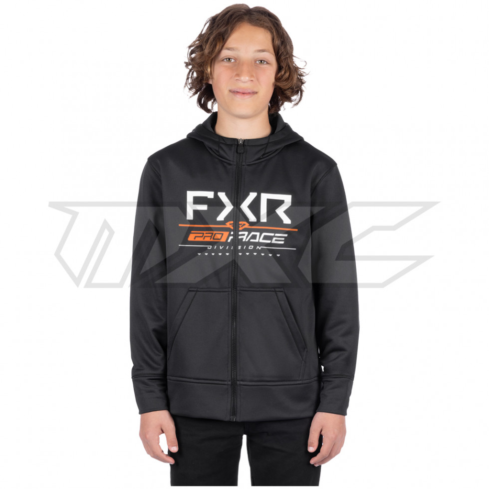 FXR Youth Race Division Tech Zip Hoodie