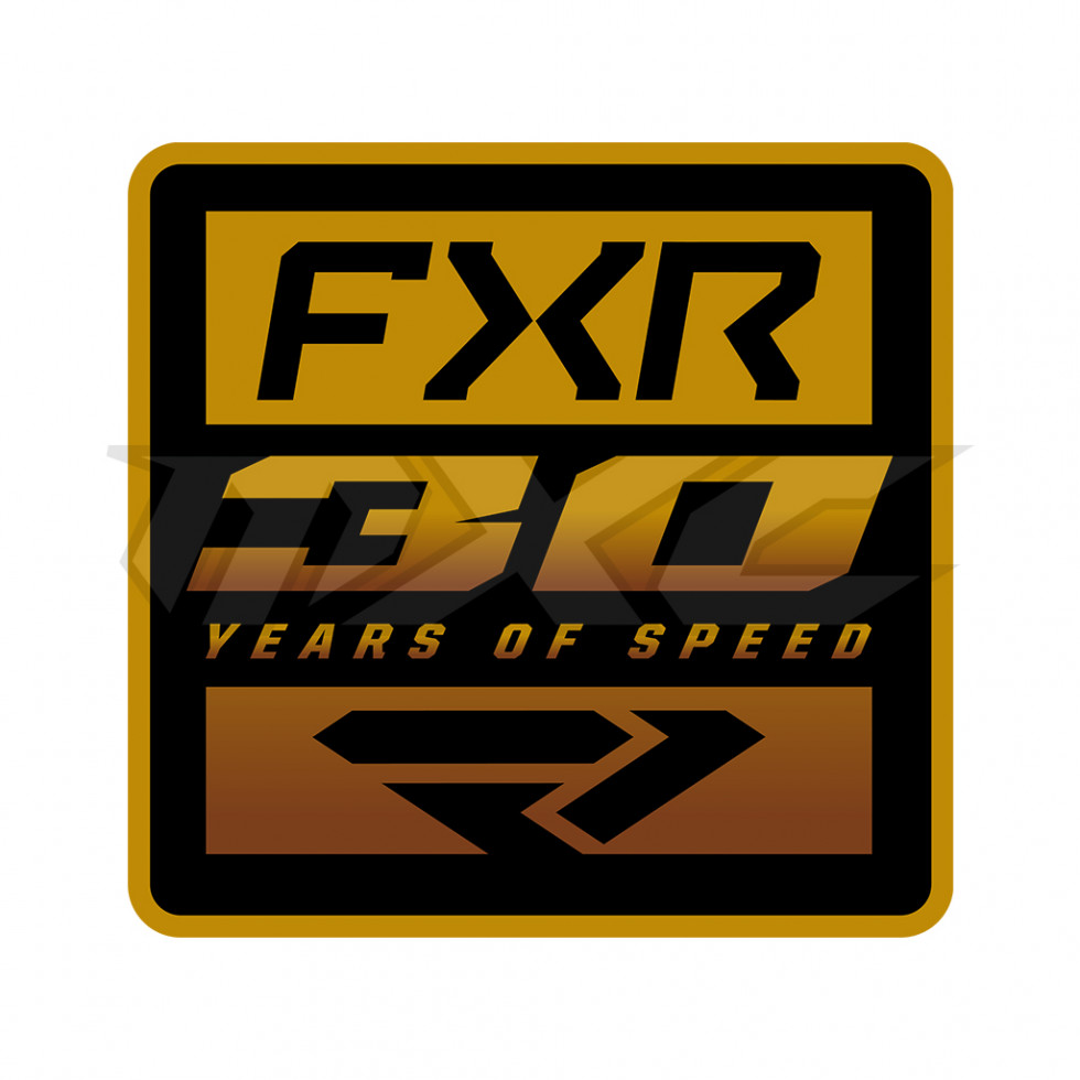 FXR 30 Years Of Speed Sticker 3.5"