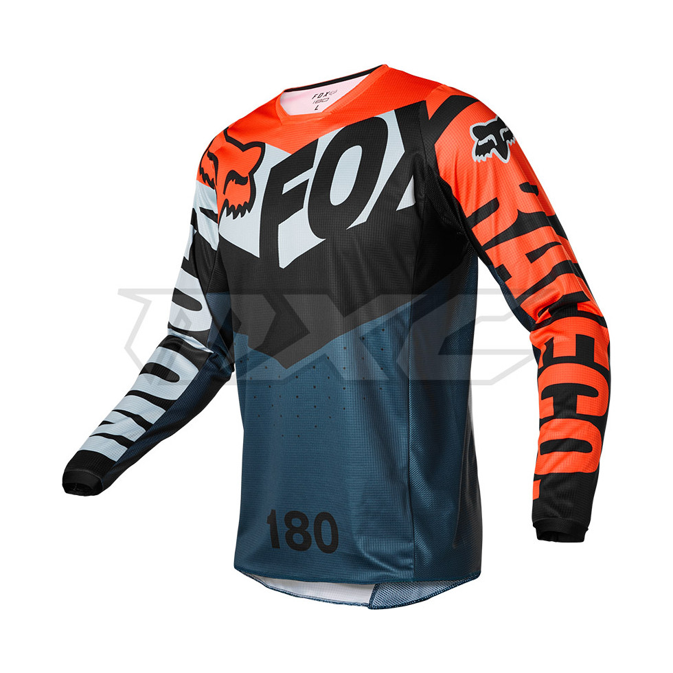 FOX 180 Trice Jersey grey orange L