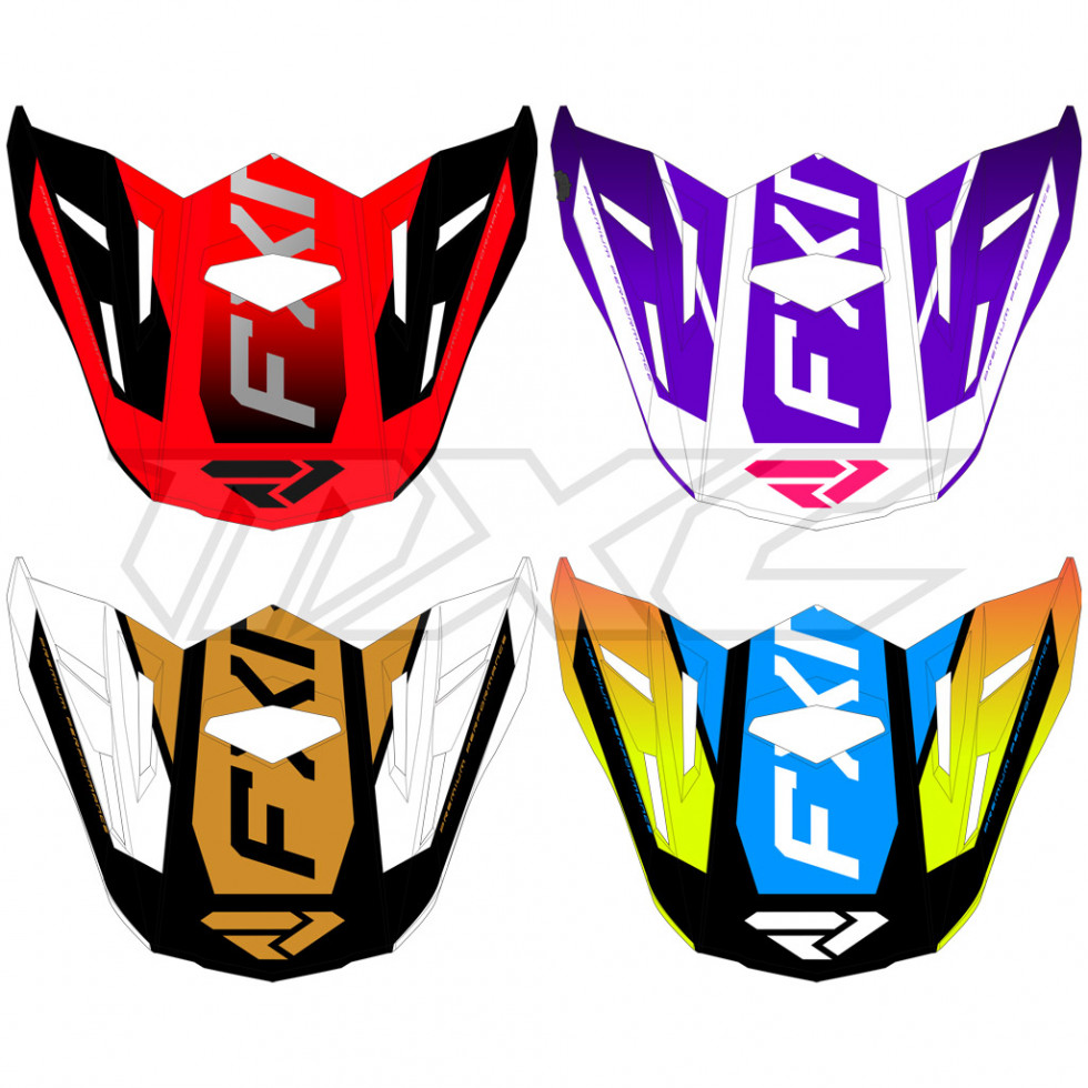 FXR Helium Alpha Mips Helmet Peak