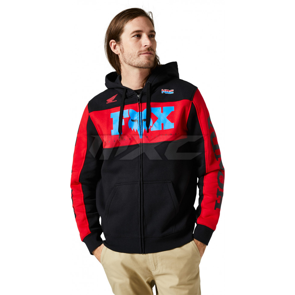 FOX Honda Zip Fleece black red S