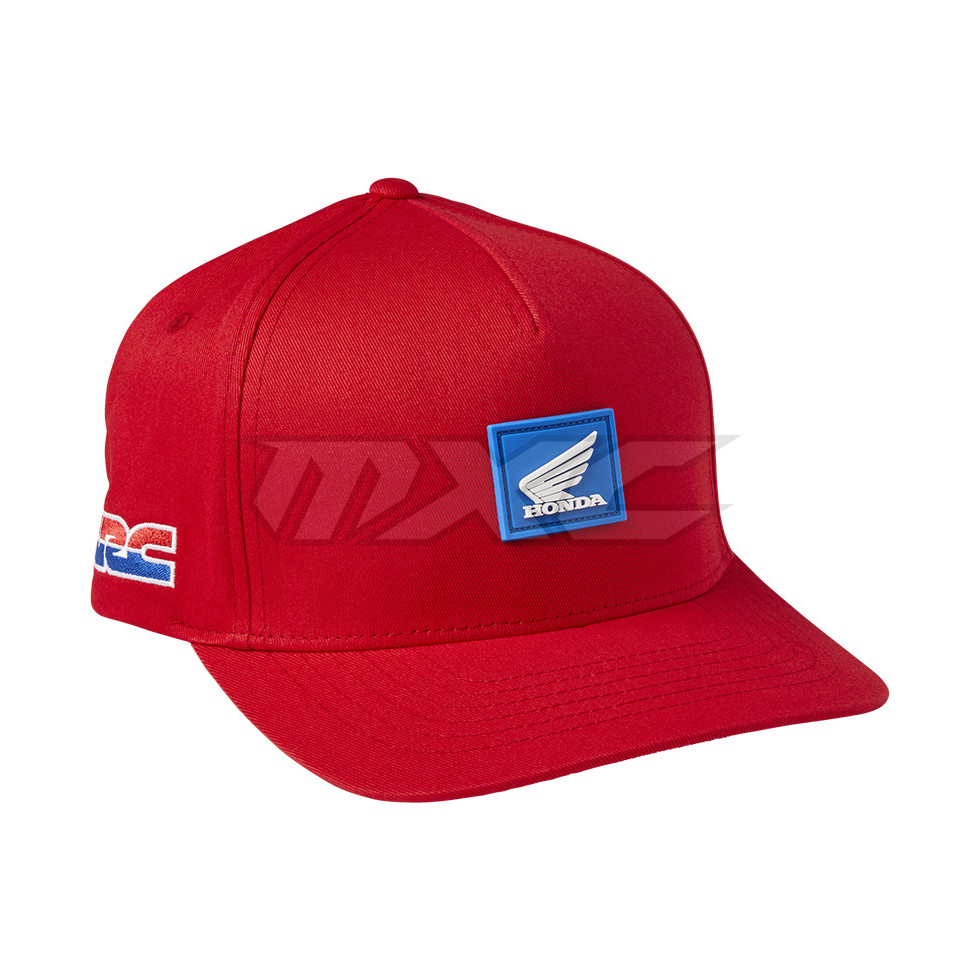 FOX Honda Wing Flexfit Hat flame red L/XL