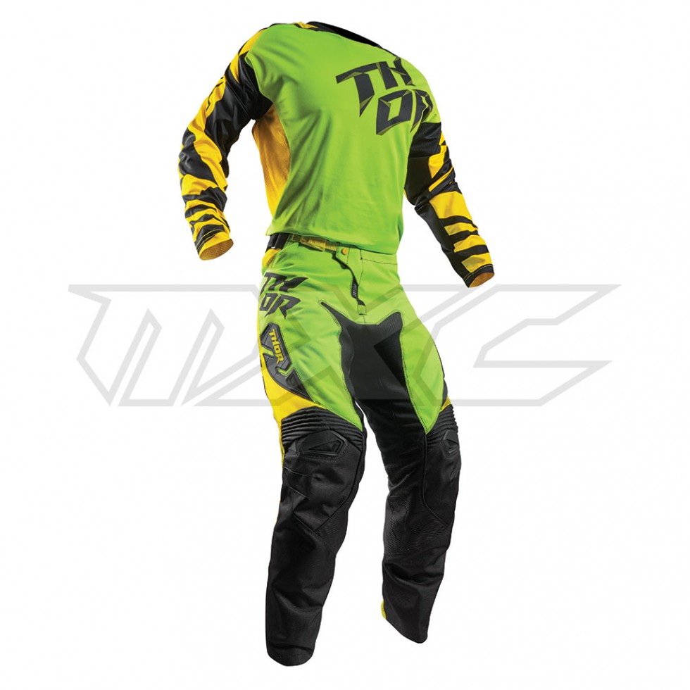 Thor Pant S7 Fuse Daz green yellow 36