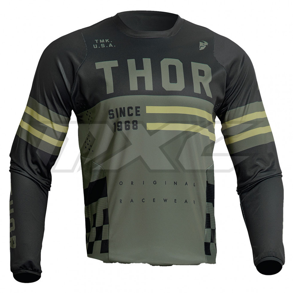 Thor Youth Pulse Combat Jersey army L