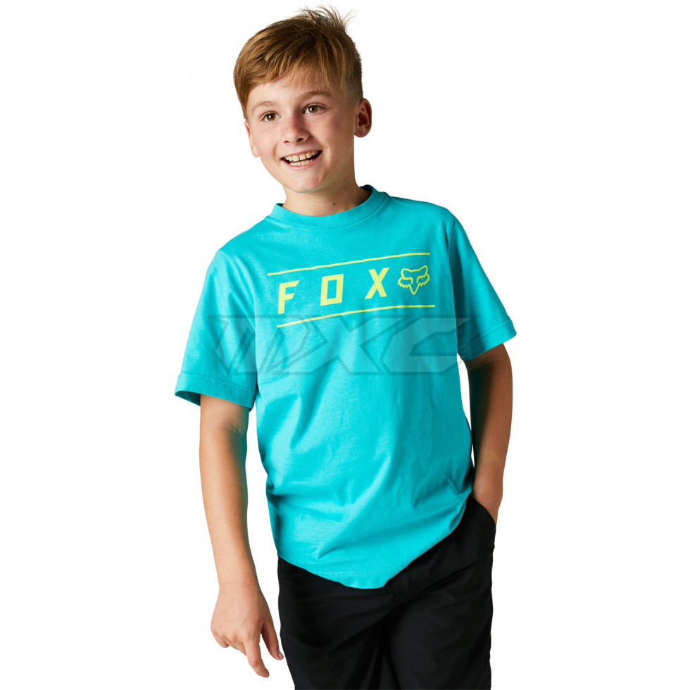 FOX Youth Pinnacle SS T-Shirt teal YS