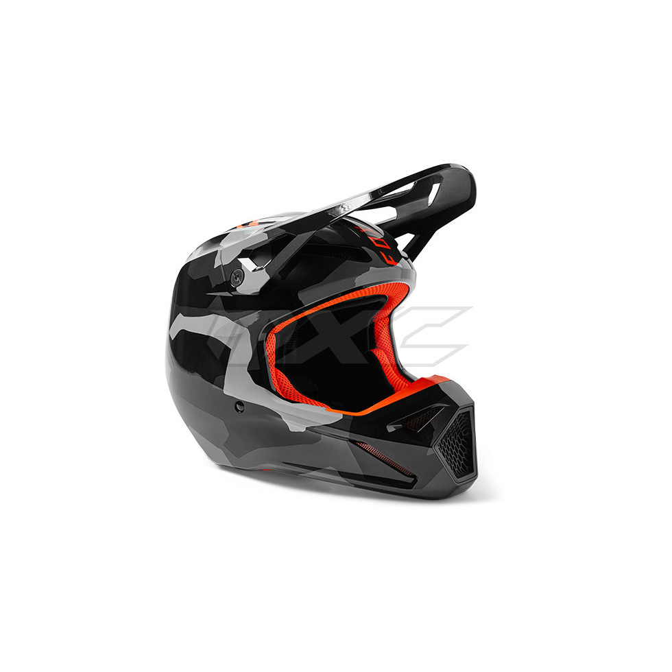 FOX V1 Bnkr Helmet grey camo XXL