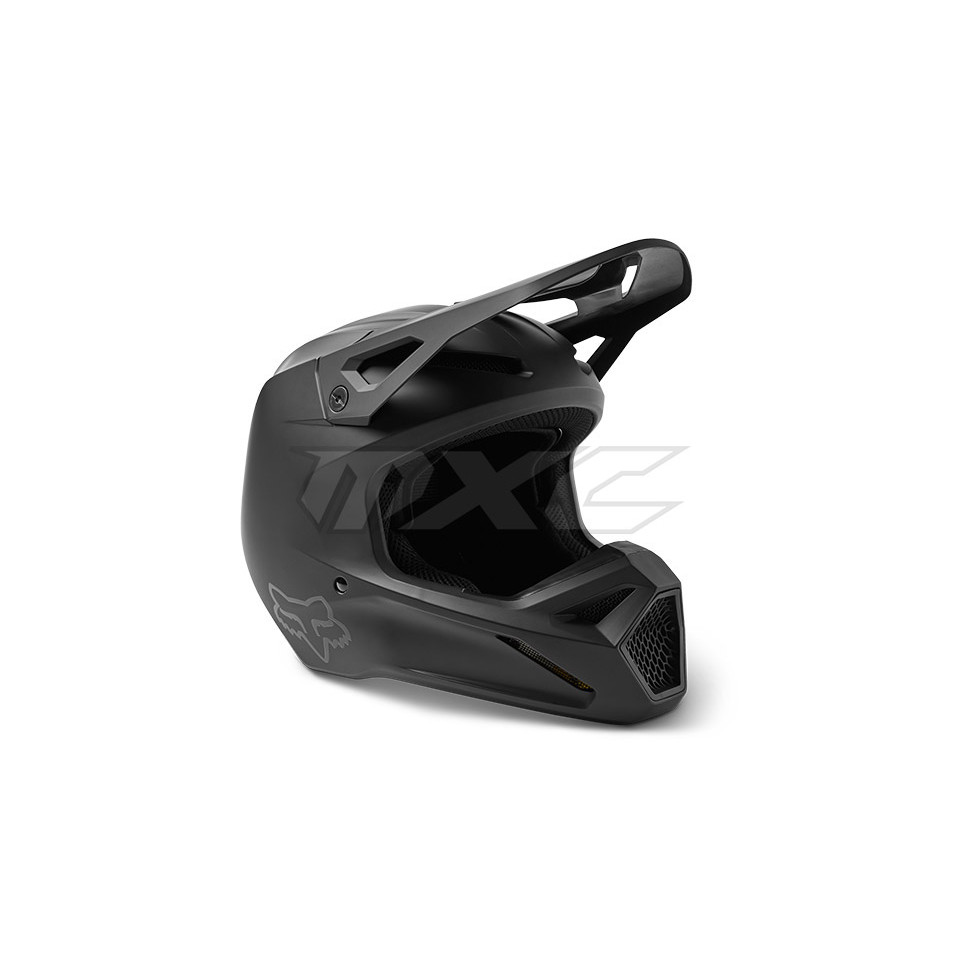 FOX Youth V1 Matte Black Helmet