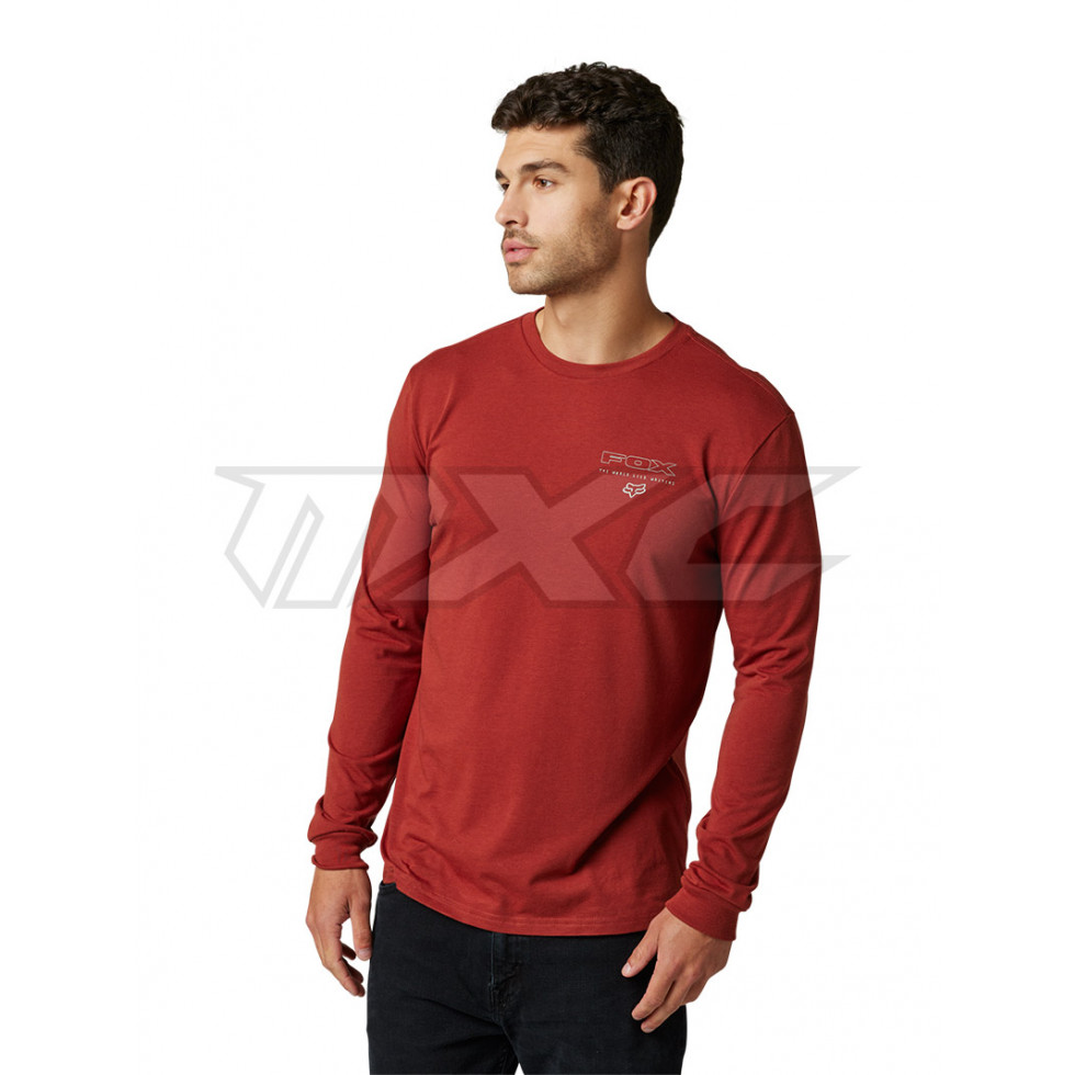 FOX Big Influence LS Tech T-Shirt copper M
