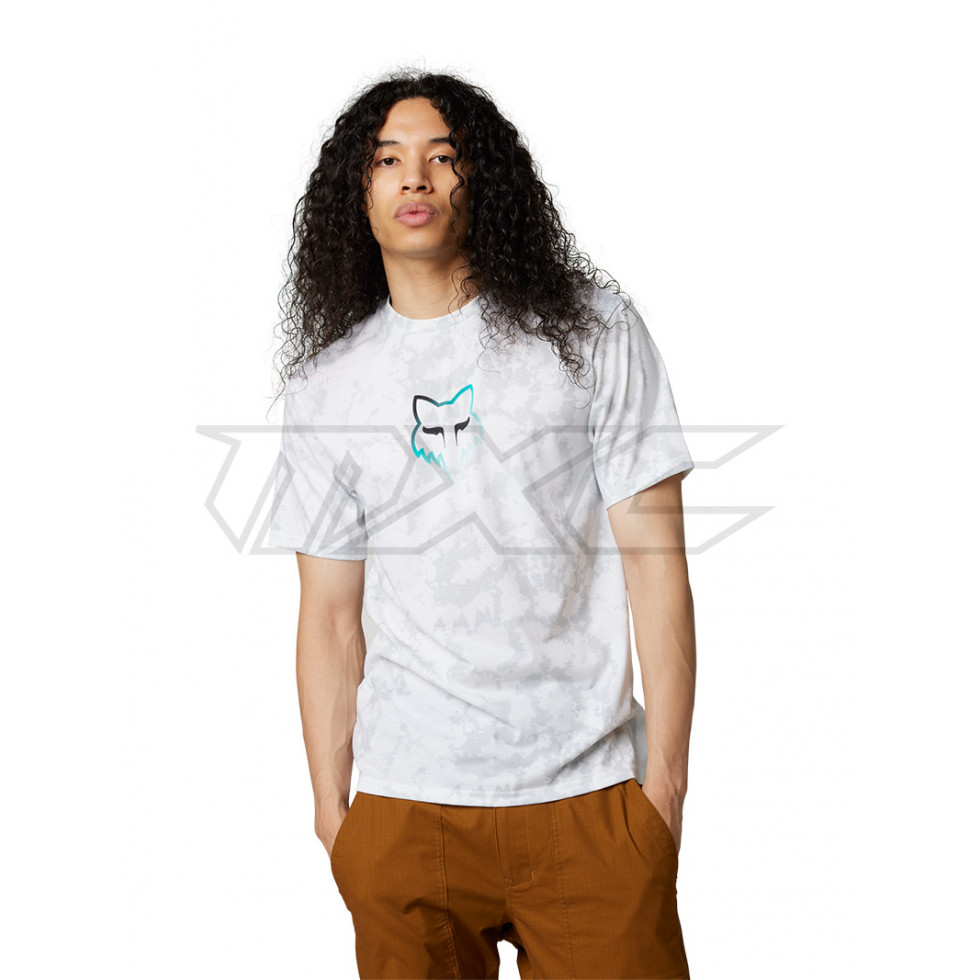 FOX Detonate SS Tech T-Shirt grey white M