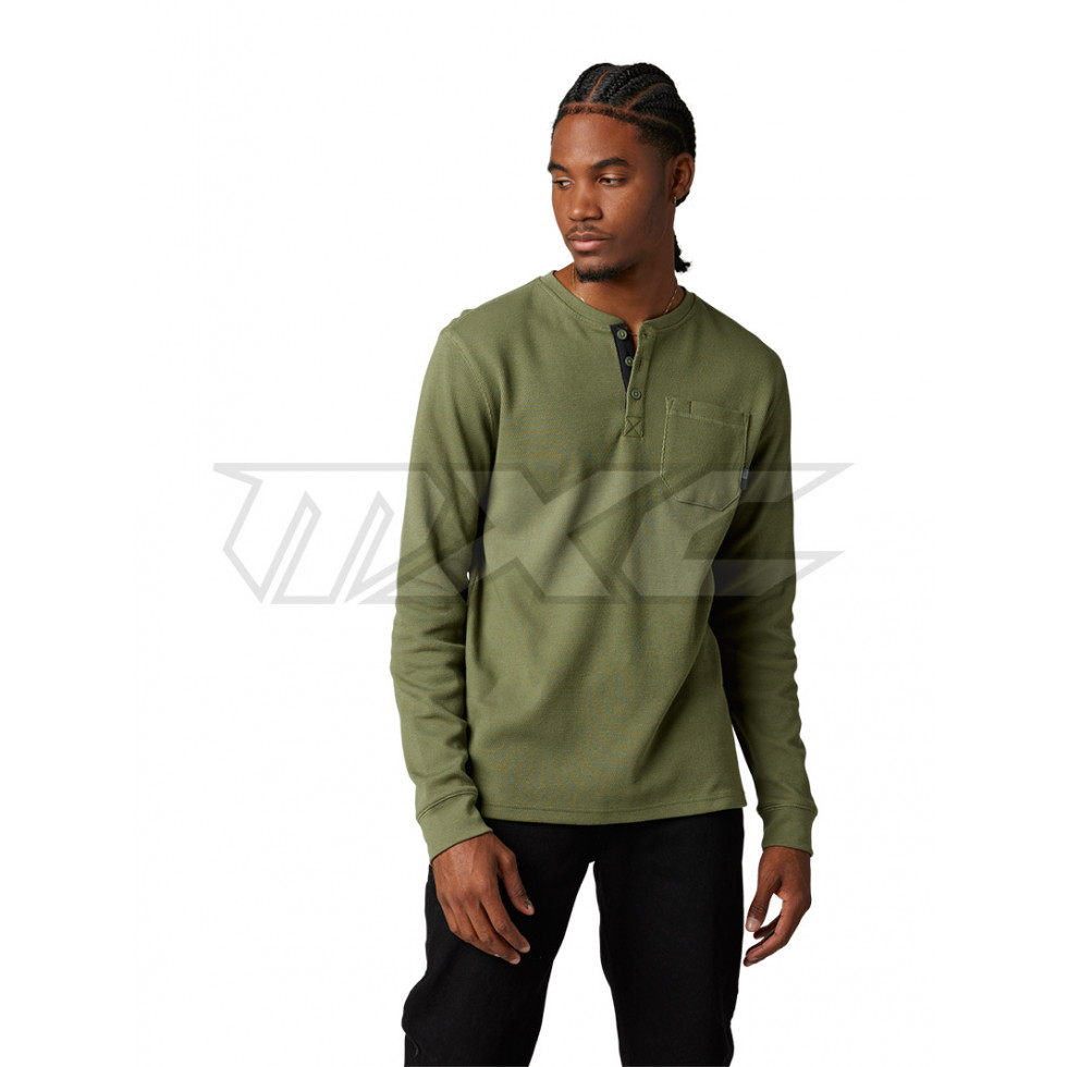 FOX Grunt Work Thermal Henley LS Top army M