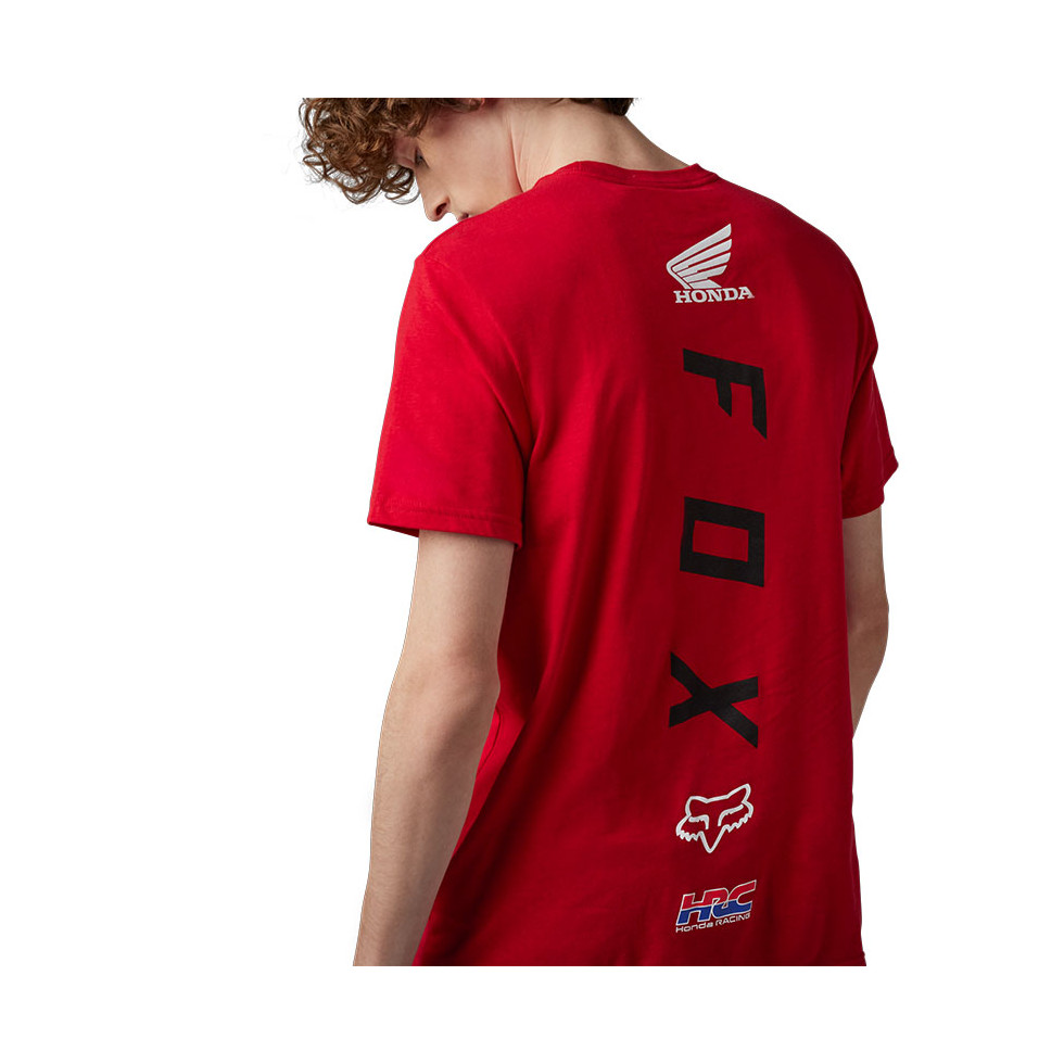 FOX X Honda SS T-Shirt flame red M