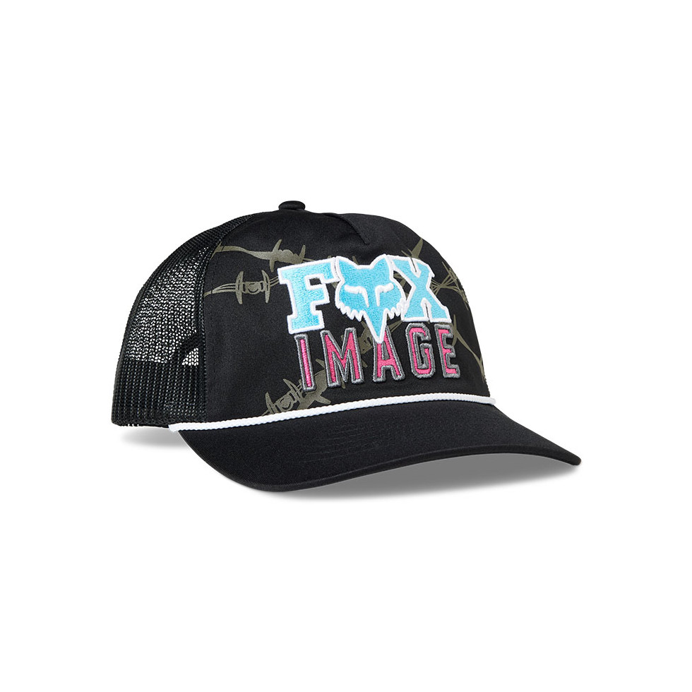 FOX Barb Wire Snapback Hat black
