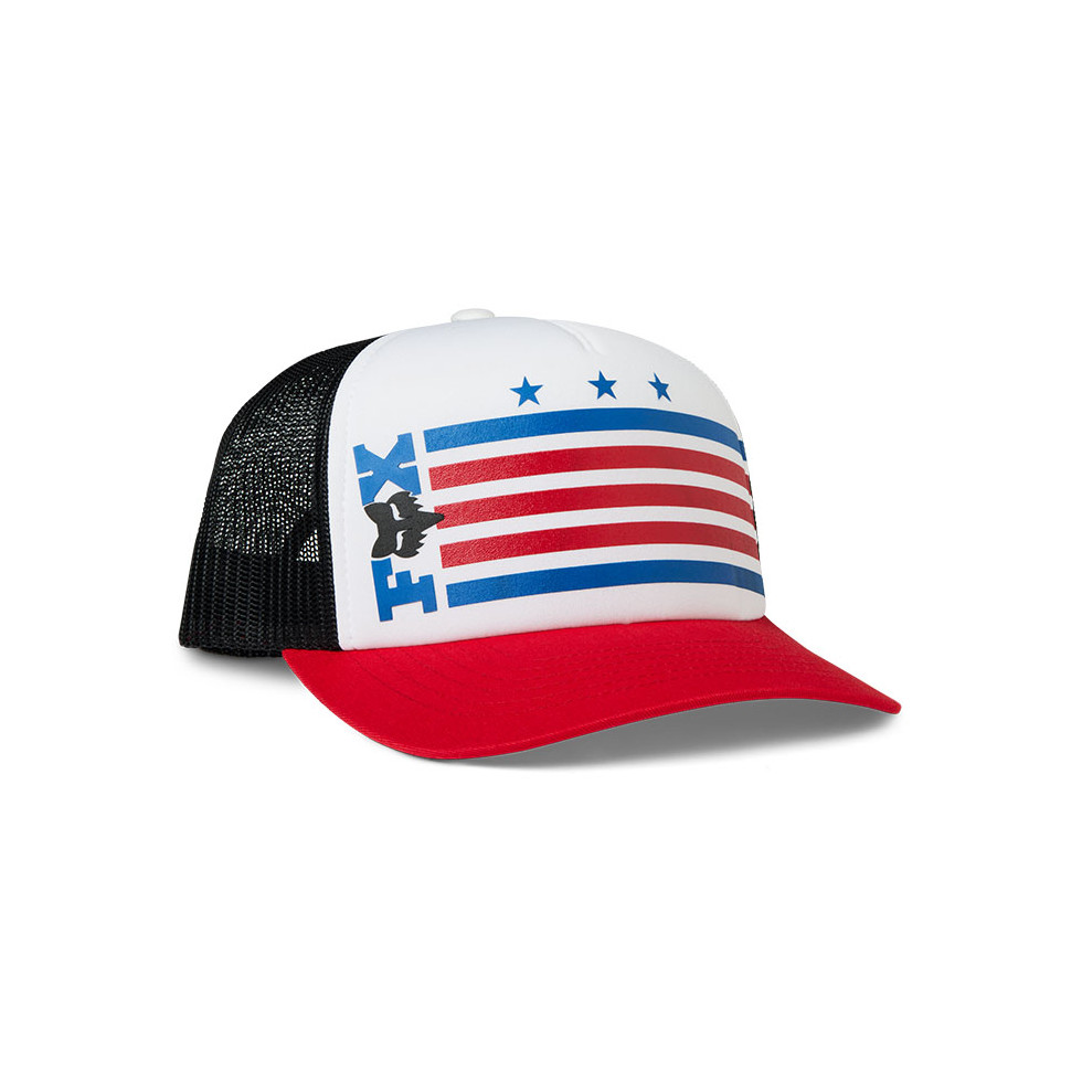 FOX Unity Snapback Hat red white