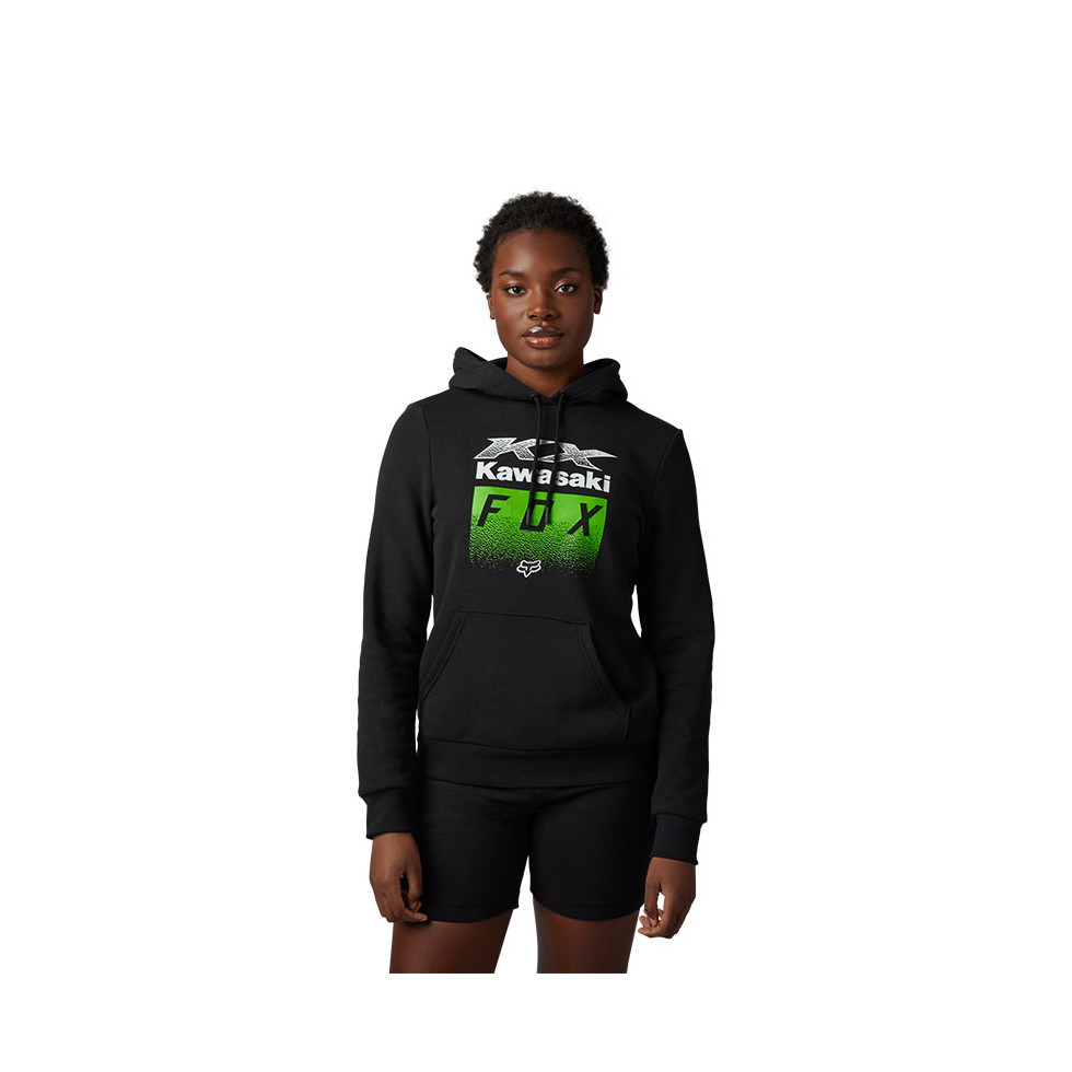 FOX X Kawasaki Pullover Fleece black S