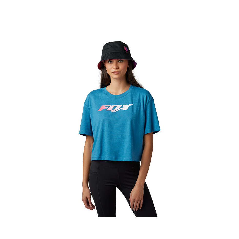 FOX Morphic Crop T-Shirt blueberry S