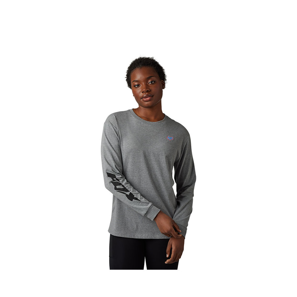 FOX Morphic LS T-Shirt heather graphite S