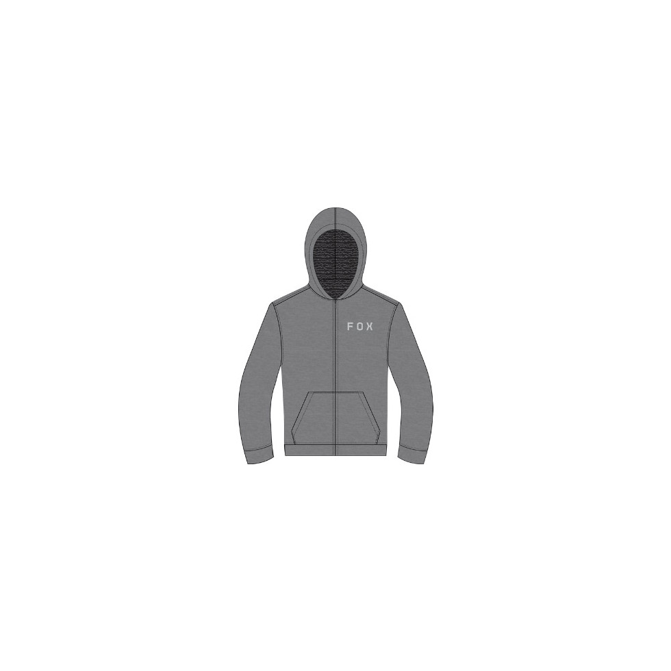 FOX Youth Magnetic Sherpa Fleece Zip heather graphite YM