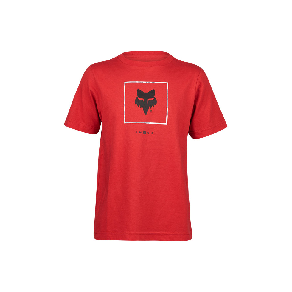 FOX Youth Atlas SS T-Shirt flame red YXL