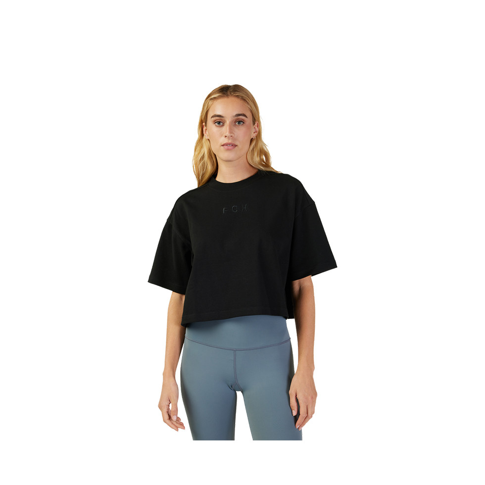FOX Women Wordmark OS Crop T-Shirt