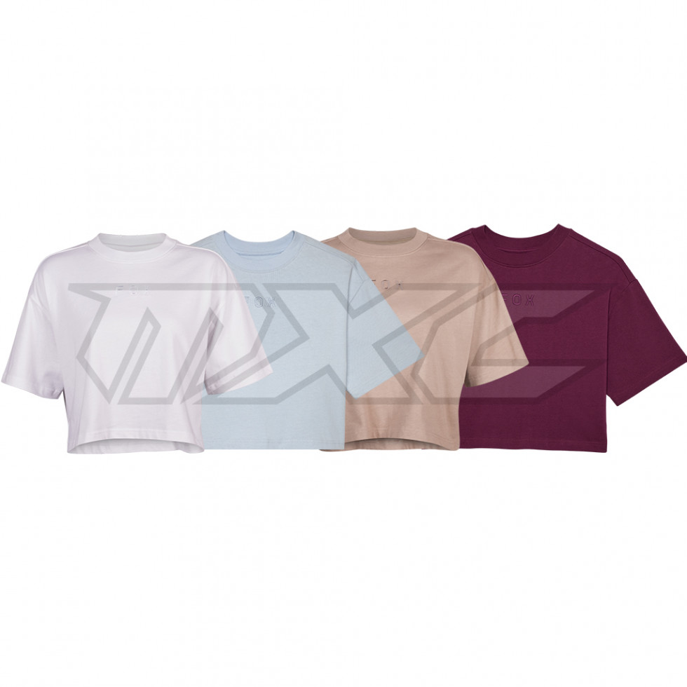FOX Women Wordmark OS Crop T-Shirt