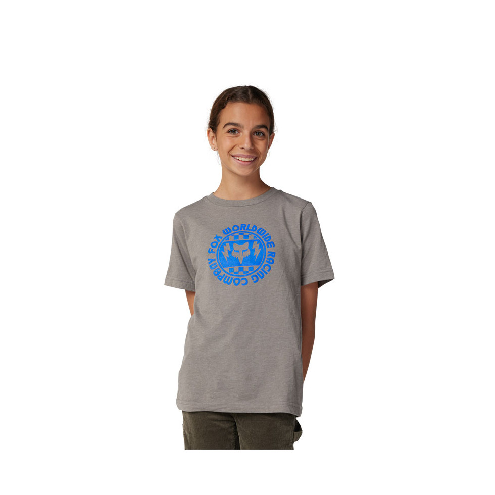 FOX Youth Next Level Premium SS T-Shirt heather graphite YM