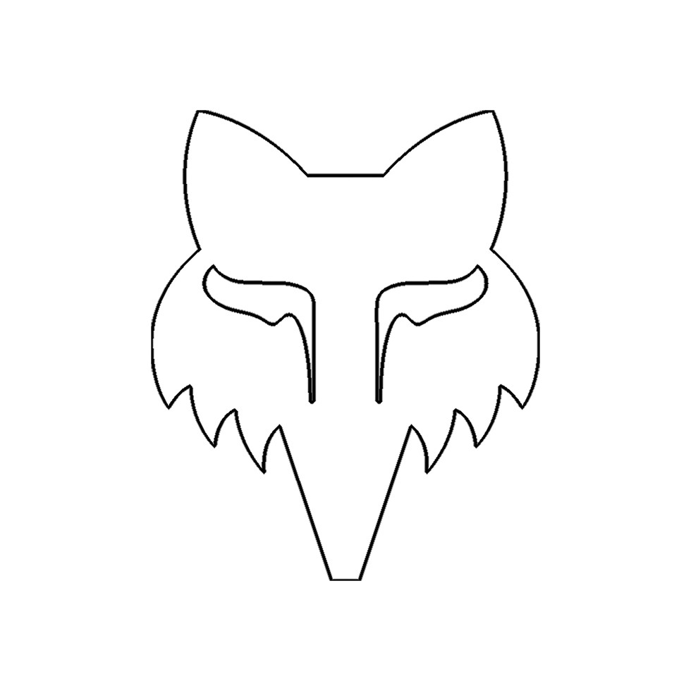 FOX Fox Head 4" - Die Cut Vinyl