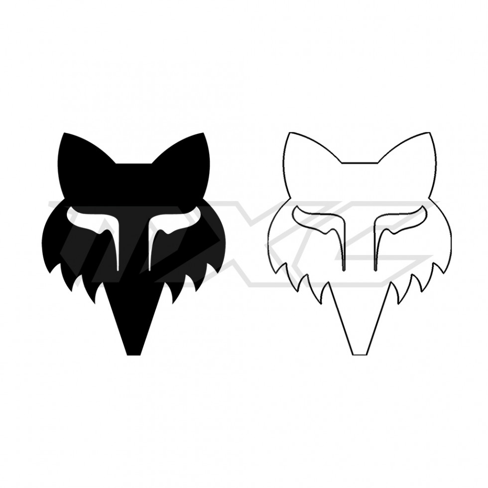 FOX Fox Head 4" - Die Cut Vinyl