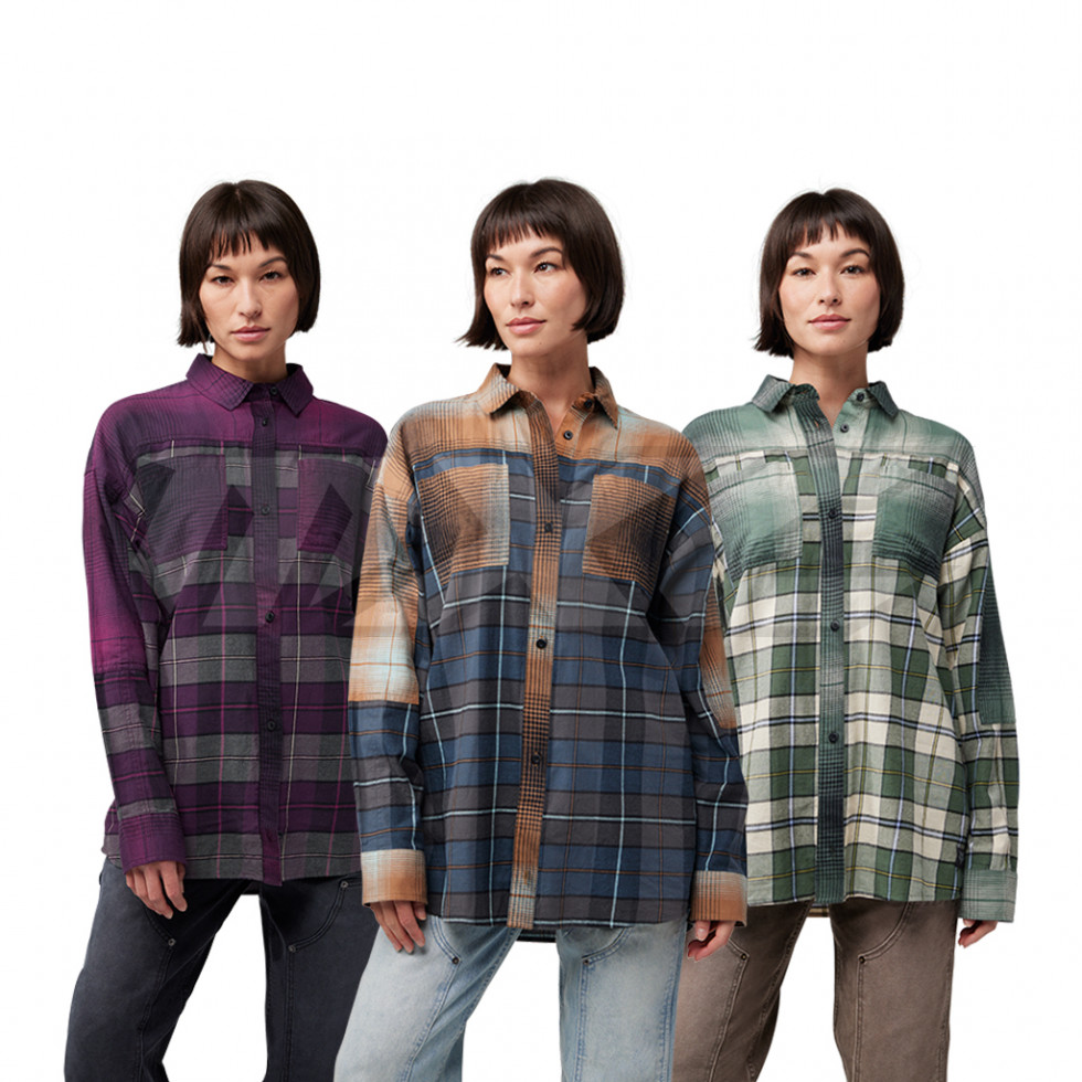 FOX Women Oversized Flannel