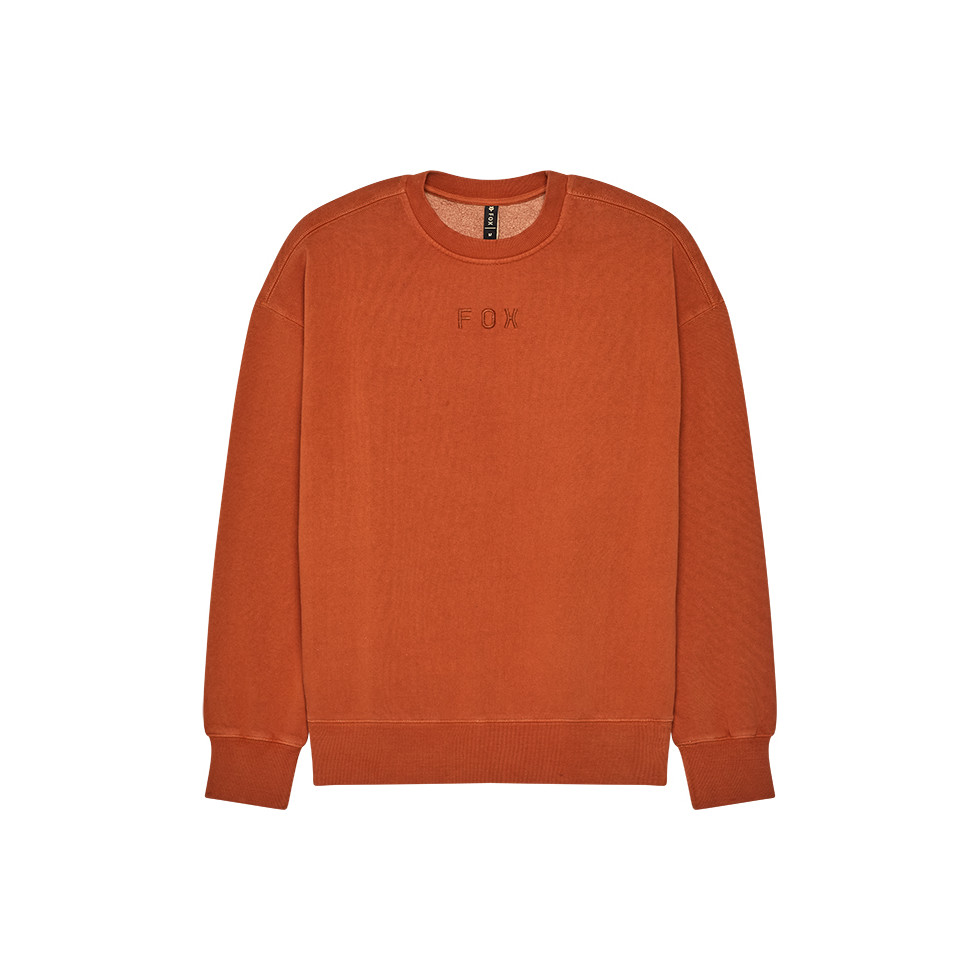 FOX Wordmark Oversized Fleece Crew