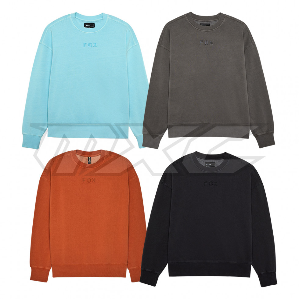 FOX Wordmark Oversized Fleece Crew