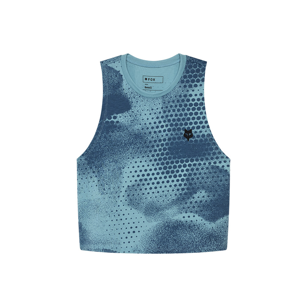 FOX Women AOP Biker Tech Tank vintage wash S