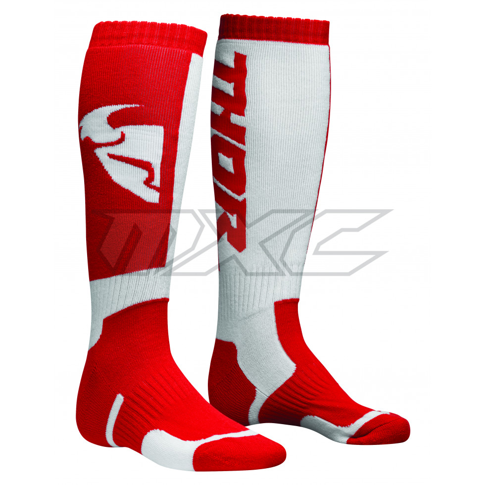 Thor Sock S8 MX red white 6-9