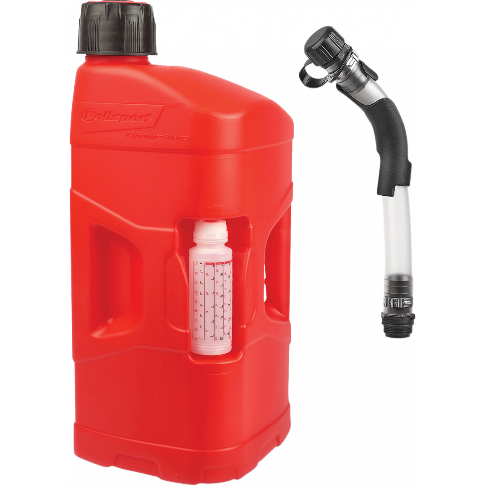 Polisport ProOctane Can with cap + Fill Hose with Bender