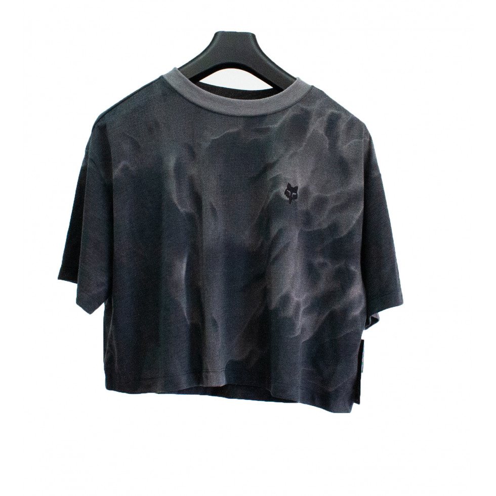 FOX Women AOP SS Tech T-Shirt pewter S