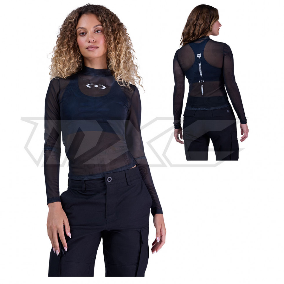 FOX Women Image Cosmo Mesh LS Top