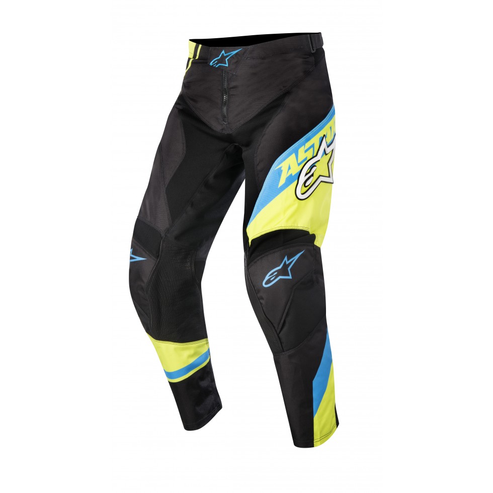 Alpinestars Racer Supermatic Pant black blue yellow fluo  32