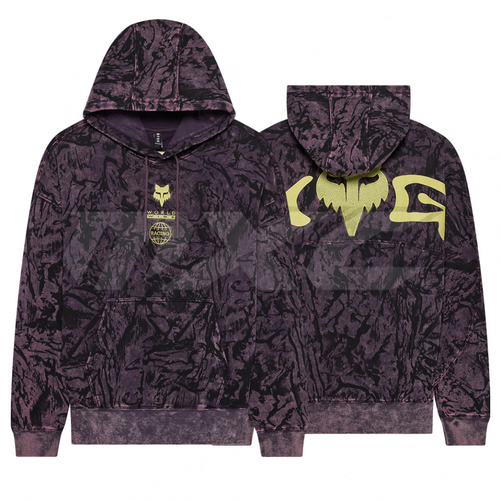 FOX Image Print Fleece Pullover