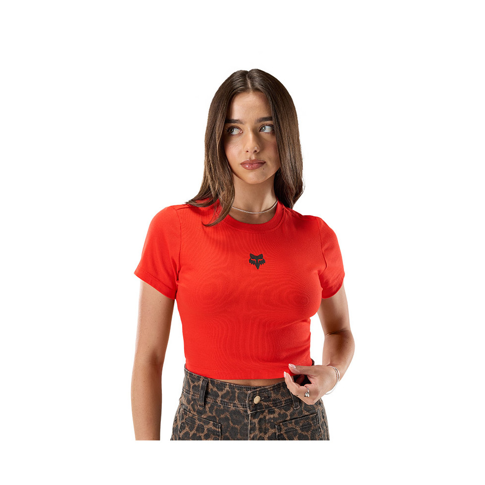 FOX Women Fox Head Rib Baby T-Shirt